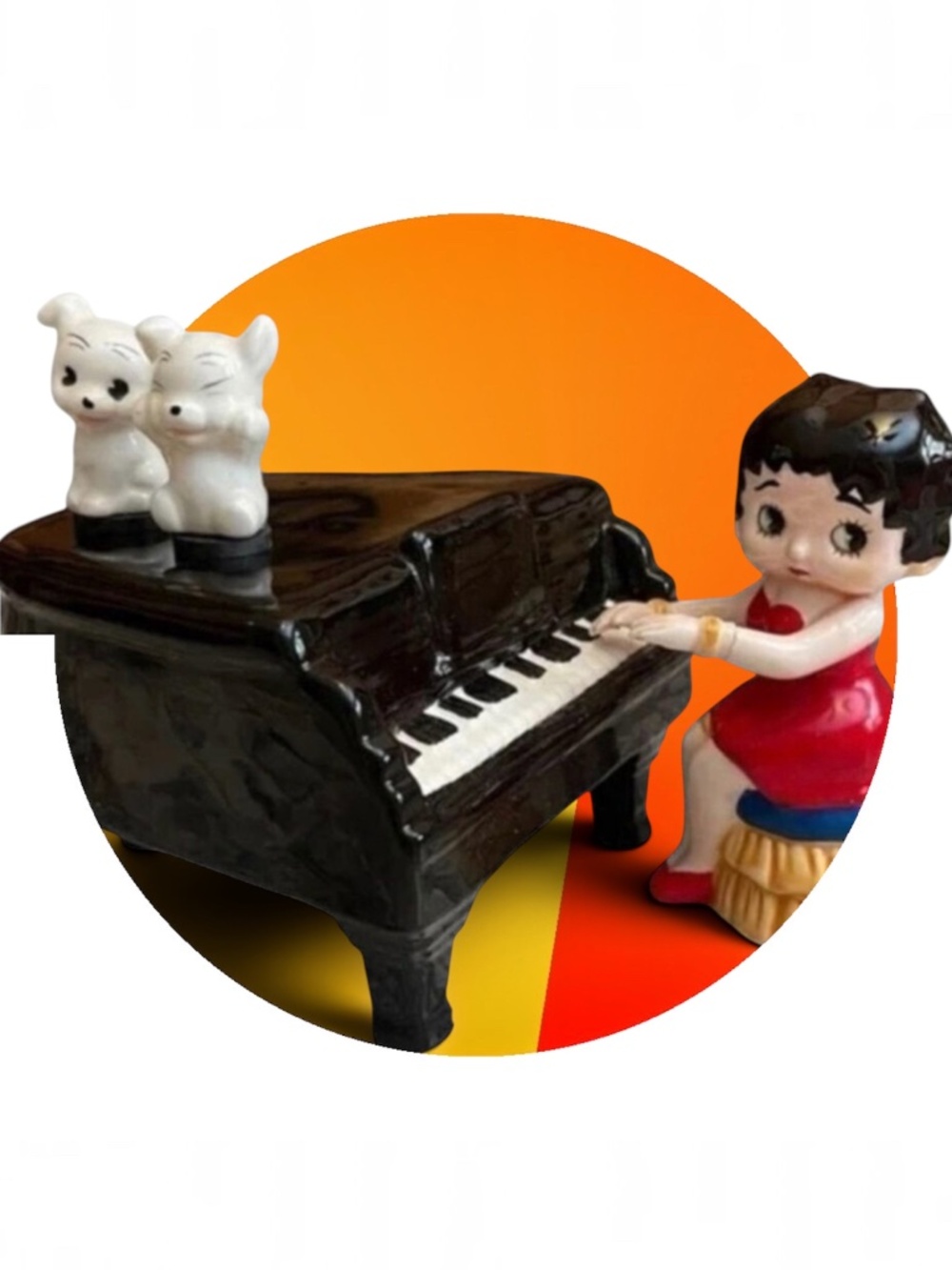 Betty Boop Vandor 1983 Piano Music Box